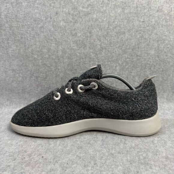 Allbirds Wool Runners Women’s Size 9 Grey White Low Top Casual Everyday Sneakers - Picture 7 of 9